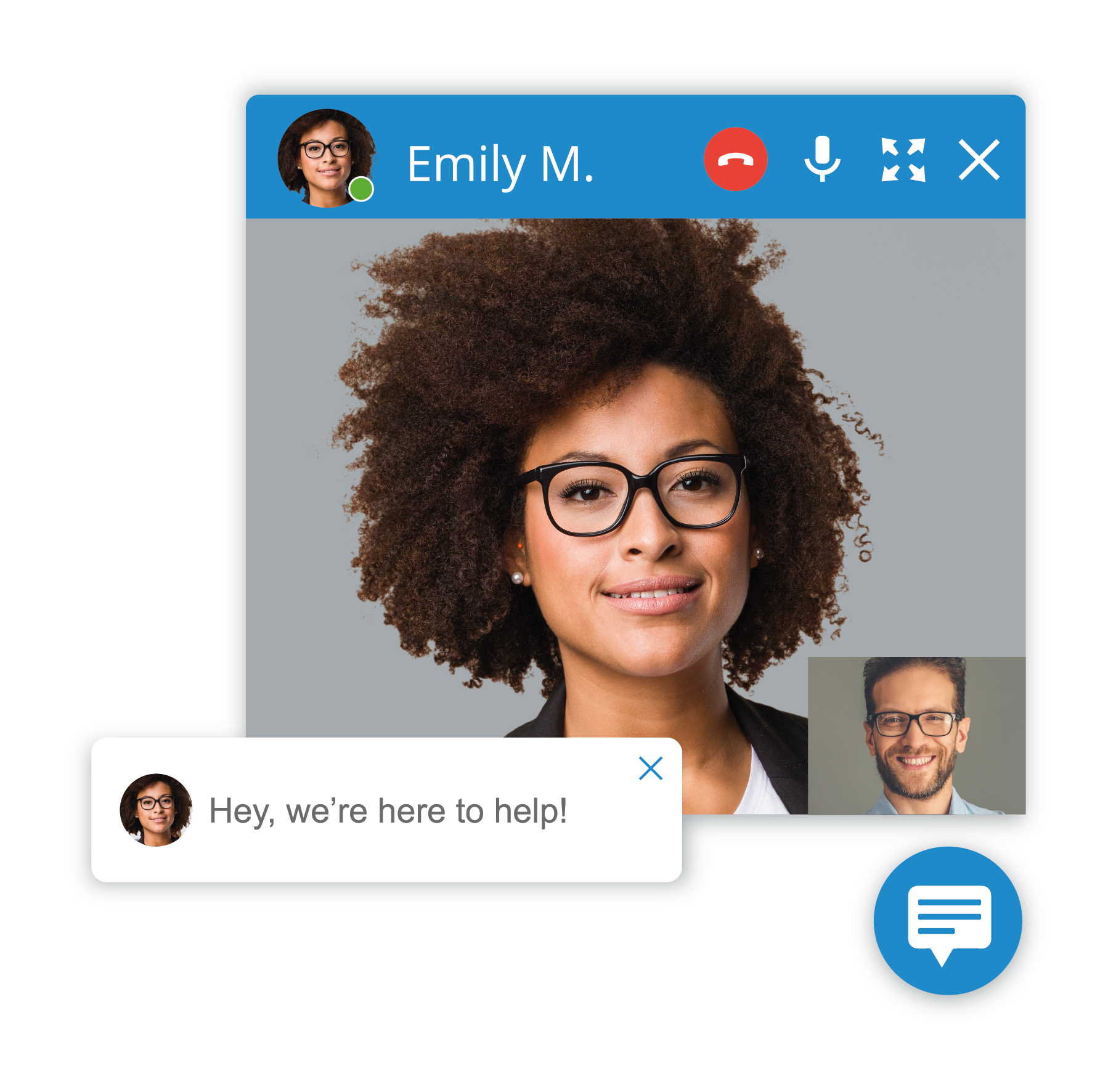 Voice Solutions live chat image - Voice Solutions
